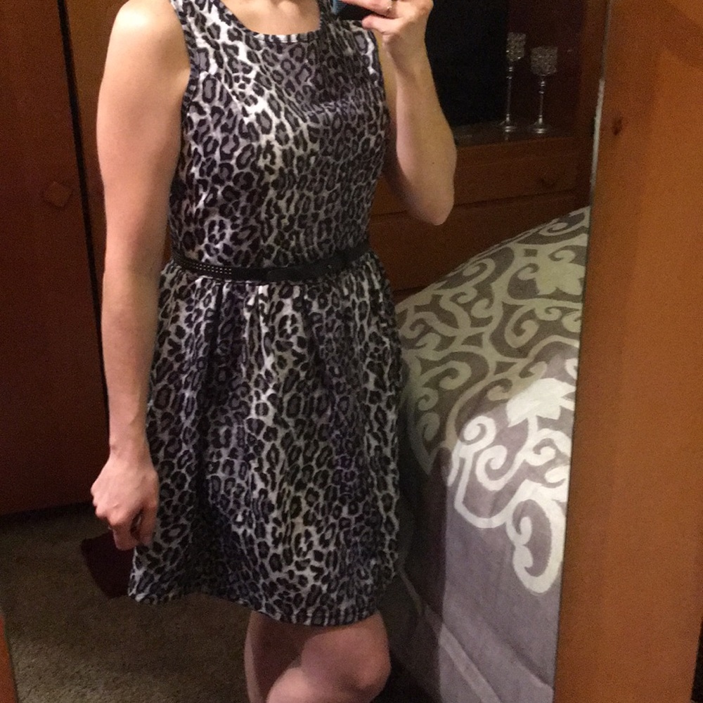 ❤️- Leopard belted dress